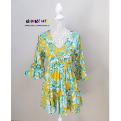 ROBE FIRENZE 585 JAUNE DE ANTICA SARTORIA