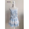 ROBE VICHY BLEU DE GADO GADO