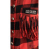 VESTIDO LOVE TARTAN ROJO DE FETICHE SUANCES