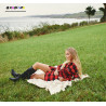 RED LOVE TARTAN DRESS BY FETICHE SUANCES