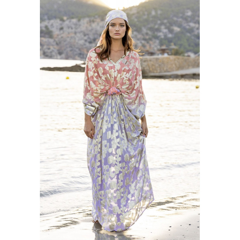 KAFTAN PASTEL VIOLA DI MISS JUNE