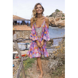 VESTIDO BIRDS ROSA DE MISS...