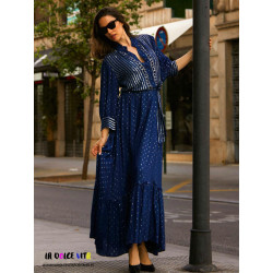 VESTIDO FAUZIA AZUL DE IBBAN