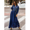 VESTIDO FAUZIA AZUL DE IBBAN