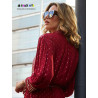 VESTIDO FAUZIA BORGOÑA DE IBBAN