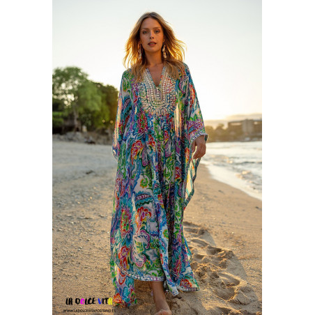 KAFTAN AQUARELLE DI MISS JUNE