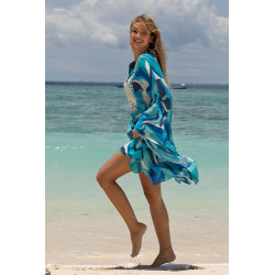 BLUE RACHEL KAFTAN MISS JUNE