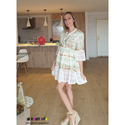 ROBE ARJA VERT DE IBBAN