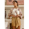 GOLD GLITTER SHORTS BY MISS JUNE