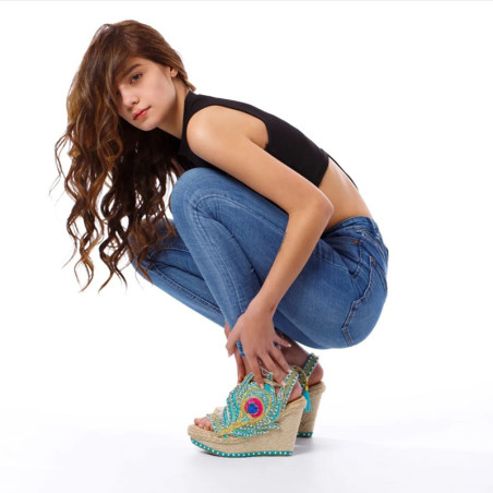 MARIETTAS PAVO REAL SANDALS