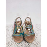 MARIETTAS PAVO REAL SANDALS