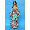 CEFALU DRESS OF ANTICA SARTORIA "LEONI AL SOLE"