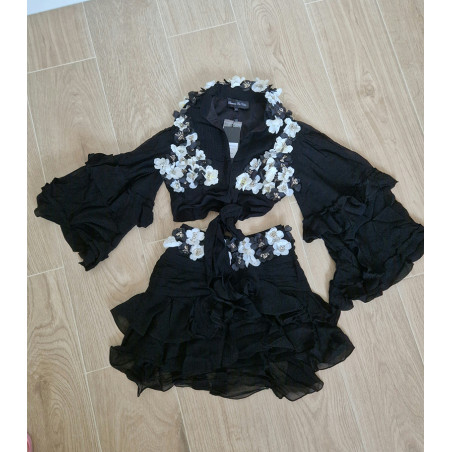 TOP AND SKIRT FLOWER OF DIAMOND FOR EDEN