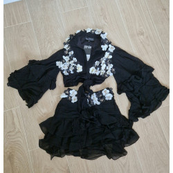 TOP AND SKIRT FLOWER OF DIAMOND FOR EDEN