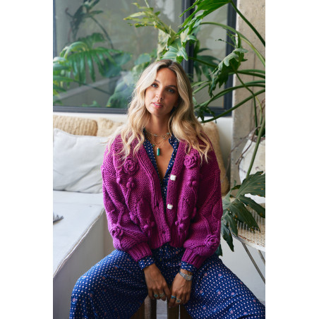 JACKET BURGUNDY COZY BY JAASE