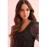 BLACK POLKA DRESS BY FETICHE SUANCES