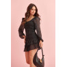 ROBE BLACK POLKA FETICHE SUANCES