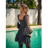 BLACK POLKA DRESS BY FETICHE SUANCES