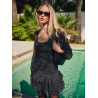 BLACK POLKA DRESS BY FETICHE SUANCES
