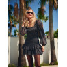 BLACK POLKA DRESS BY FETICHE SUANCES