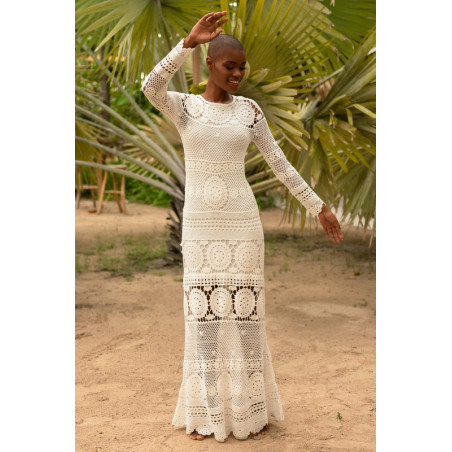 ROBE BIRKIN BLANC DE MISS JUNE