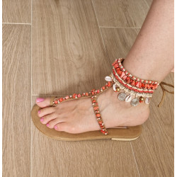 INDY CORAL SANDALS BY HOT LAVA