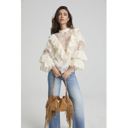 FLOR DE ENCAJE BLOUSE OF...