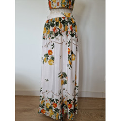 CITRUS TOP AND SKIRT SET ANTICA SARTORIA
