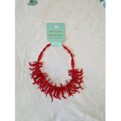 CORAL NECKLACE ANTICA SARTORIA