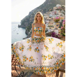 CITRUS TOP AND SKIRT SET...