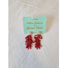 CORAL EARRINGS OF ANTICA SARTORIA