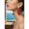 CORAL EARRINGS OF ANTICA SARTORIA
