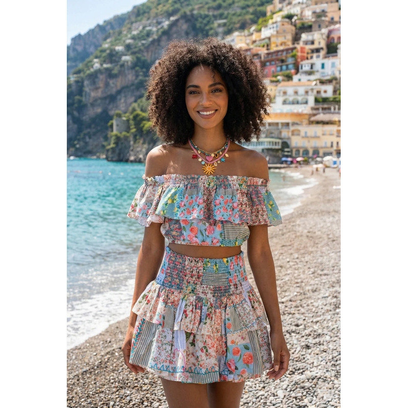 ENSEMBLE HAUT ET JUPE PATCH ANTICA SARTORIA