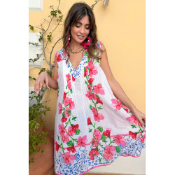 VESTIDO ROSAS 97 DE ANTICA...