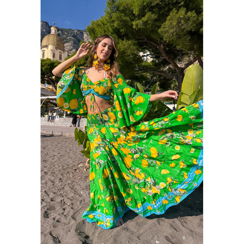 ENSEMBLE HAUT ET JUPE LIMONCELLO  ANTICA SARTORIA