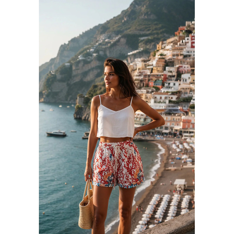 SHORT CORALI ANTICA SARTORIA