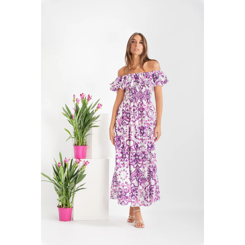 DRESS VOLANT FROM LUISA POSITANO