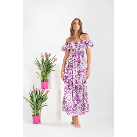 DRESS VOLANT FROM LUISA POSITANO