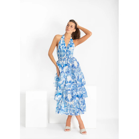 DRESS AVOCADO FROM LUISA POSITANO
