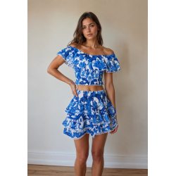 BLU TOP AND SKIRT SET LUISA...