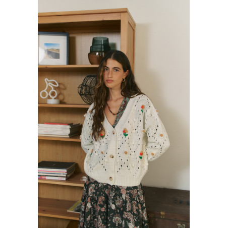 WHITE GARDEN JACKET BY JAASE