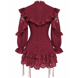 LORENA WINE DRESS BY FETICHE SUANCES
