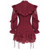 LORENA WINE DRESS BY FETICHE SUANCES