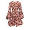 TRIBAL CHOCOLATE DRESS BY FETICHE SUANCES