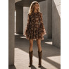 TRIBAL CHOCOLATE DRESS BY FETICHE SUANCES
