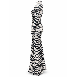 ZEBRA DRESS BY FETICHE SUANCES